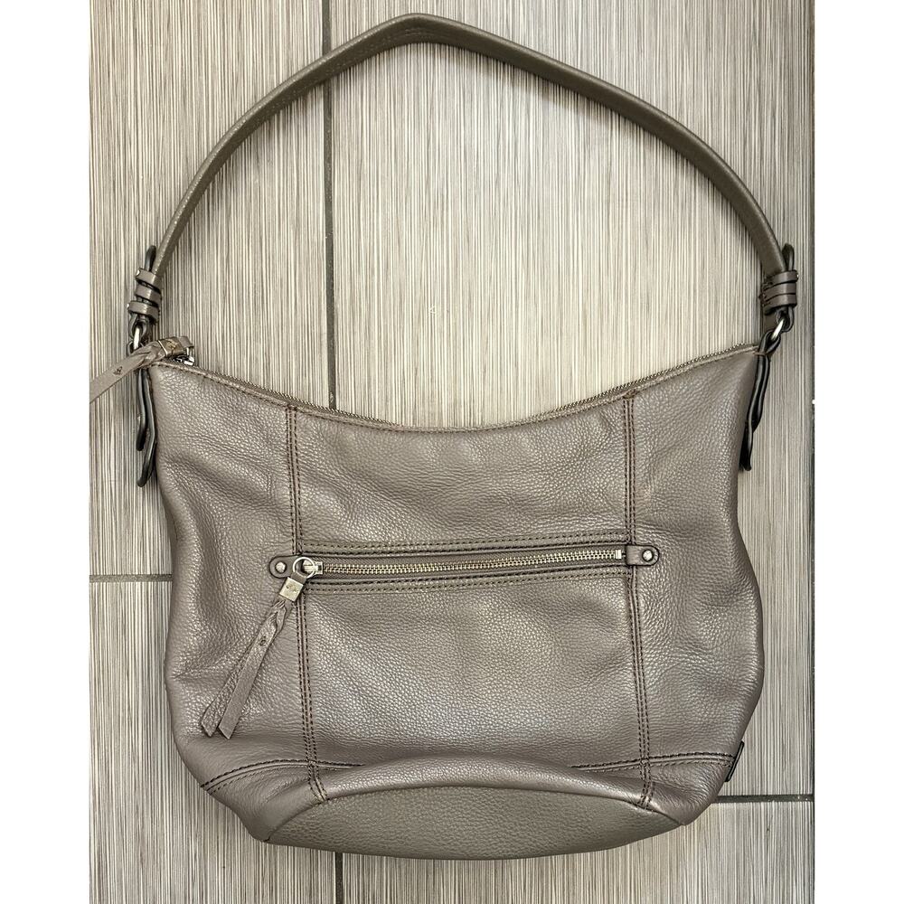 The Sak Sequoia Hobo Bag Gray Soft Pebbled Leather